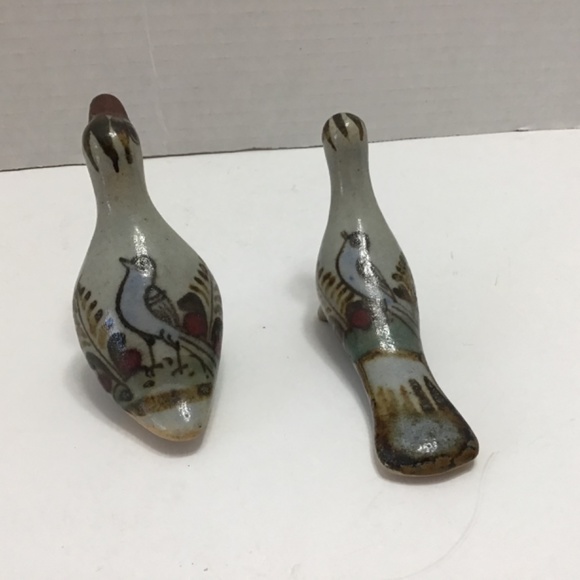 Mexican Handmade Tonala Pottery Birds - Picture 6 of 8